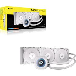 Corsair NAUTILUS 360 RS LCD - White - Product Image 1