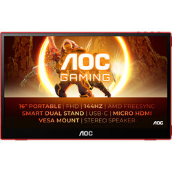 AOC Portable Gaming Monitor - 16G3 - Product Image 1