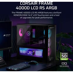 Corsair FRAME 4000D LCD RS ARGB Premium - Black - Product Image 1
