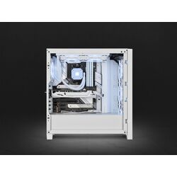 Corsair iCUE 4000D RGB AIRFLOW QL Edition - White - Product Image 1