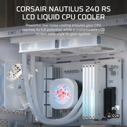 Corsair NAUTILUS 240 RS LCD - White - Product Image 1