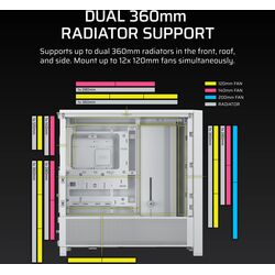 Corsair FRAME 4000D - White - Product Image 1