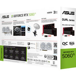 ASUS GeForce RTX 5060 Ti Dual OC - White - Product Image 1