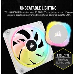 Corsair iCUE LINK H100i RGB - White - Product Image 1