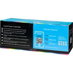 Arctic Liquid Freezer II 360 RGB - Black - Product Image 1