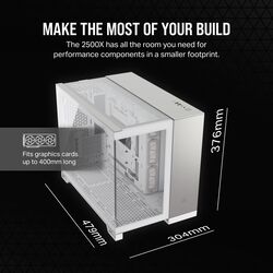 Corsair 2500X - Dual Chamber - White/Gray Aluminum - Product Image 1