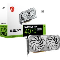 MSI GeForce RTX 4070 SUPER VENTUS 2X OC - White - Product Image 1