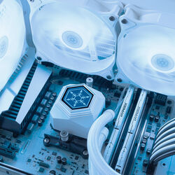 SilverStone PermaFrost ARGB V2 - White - Product Image 1