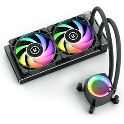 EKWB EK-Nucleus CR240 Lux D-RGB - Black - Product Image 1