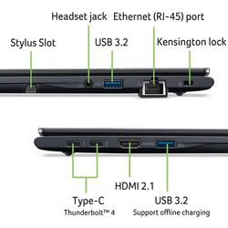 Acer TravelMate P4 Spin 14 - TMP414RN-55-TCO-79QJ - Product Image 1
