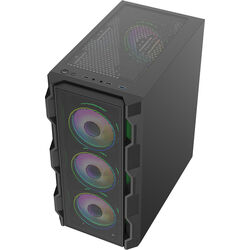 CiT Neo Black ARGB Mesh - w/ 4 Fans - Black - Product Image 1