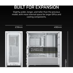 Corsair FRAME 4000D - White - Product Image 1