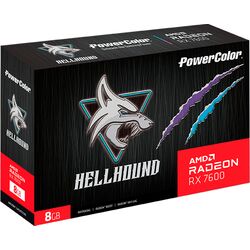 PowerColor AMD Radeon RX 7600 HELL HOUND - Product Image 1