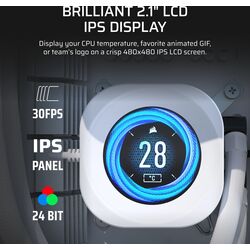 Corsair NAUTILUS 360 RS LCD - White - Product Image 1