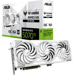 ASUS GeForce RTX 5070 Ti TUF Gaming BTF OC - White - Product Image 1
