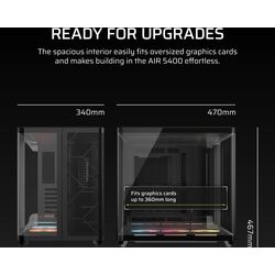 Corsair AIR 5400 LX-R RGB LINK - Black - Product Image 1