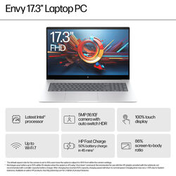 HP ENVY 17-da0503sa - Glacier Silver - Product Image 1