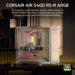 Corsair AIR 5400 RS-R ARGB - White - Product Image 1