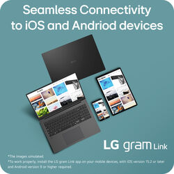 LG gram Pro - 17Z90TR-E.AD88A1 - Black - Product Image 1