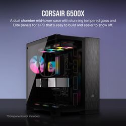 Corsair 6500X - Dual Chamber - Black/Obsidian Aluminium - Product Image 1