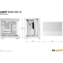 be quiet! Light Base 500 LX - White - Product Image 1