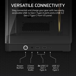 Corsair FRAME 4500X RS-R ARGB Panoramic Glass - Black - Product Image 1