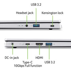 Acer Aspire 3 - A314-23P-R0AG - Silver - Product Image 1