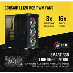 Corsair iCUE 465X RGB - Black - Product Image 1