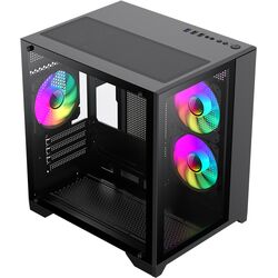 GameMax Infinity Mini - w/ 3x ARGB Fans - Black - Product Image 1