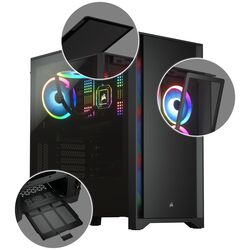 Corsair 4000D - Black - Product Image 1