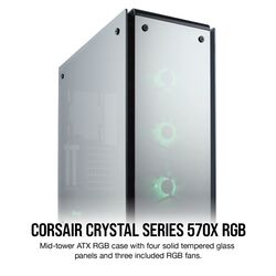 Corsair Crystal 570X RGB Mirror - Black - Product Image 1