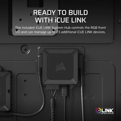 Corsair iCUE LINK 9000D RGB AIRFLOW - Black - Product Image 1