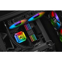 Corsair iCUE H100i ELITE CAPELLIX - Black - Product Image 1