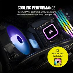 Corsair iCUE H60x RGB ELITE - Black - Product Image 1