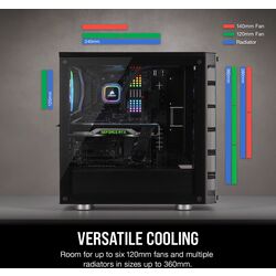 Corsair iCUE 465X RGB - Black - Product Image 1