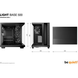 be quiet! Light Base 500 - Black - Product Image 1