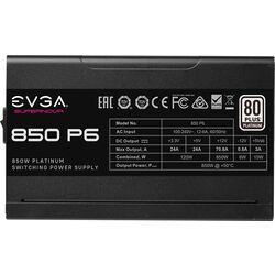 EVGA SuperNOVA 850 P6 - Product Image 1