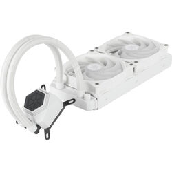 SilverStone PermaFrost PF240W-ARGB - White - Product Image 1