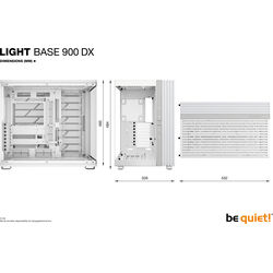 be quiet! Light Base 900 DX ARGB - White - Product Image 1