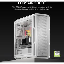 Corsair 5000T - White - Product Image 1