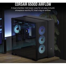 Corsair 6500D AIRFLOW - Black - Product Image 1