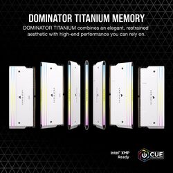 Corsair DOMINATOR TITANIUM RGB - White - Product Image 1