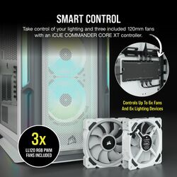 Corsair iCUE 5000T RGB - White - Product Image 1