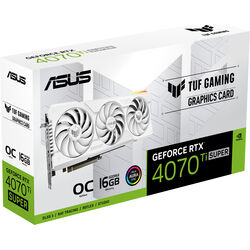 ASUS GeForce RTX 4070 Ti SUPER TUF Gaming OC - White - Product Image 1