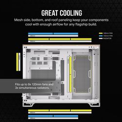 Corsair 2500X - Dual Chamber - White/Bamboo Wood - Product Image 1