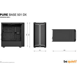 be quiet! Pure Base 501 DX - Black - Product Image 1