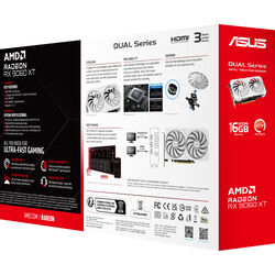 ASUS Radeon RX 9060 XT Dual - White - Product Image 1