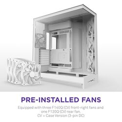 NZXT H9 Flow - White - Product Image 1