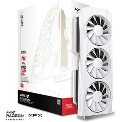 XFX Radeon RX 9070 XT Quicksilver Gaming - White - Product Image 1