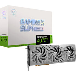 MSI GeForce RTX 4070 Ti GAMING X SLIM - White - Product Image 1